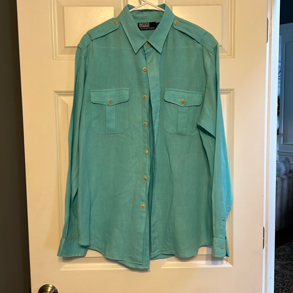 Polo by Ralph Lauren linen button-down
